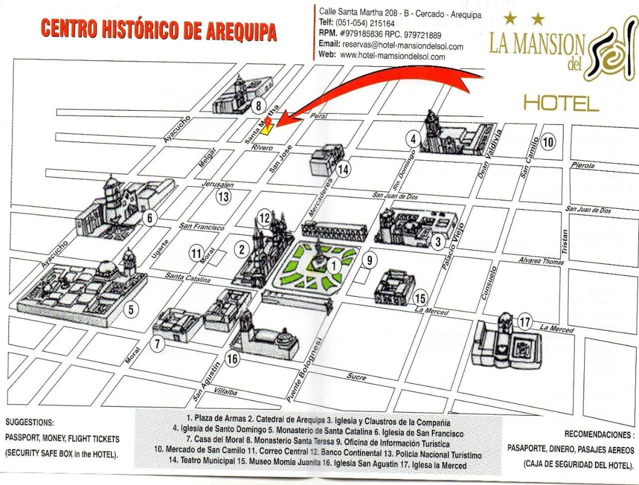 Hotel La Mansion Del Sol Arequipa Buitenkant foto